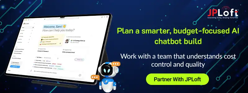 Plan a smarter, budget-focused AI chatbot build CTA2